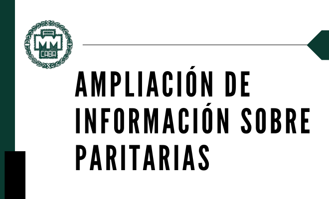  Ampliación de información sobre paritarias