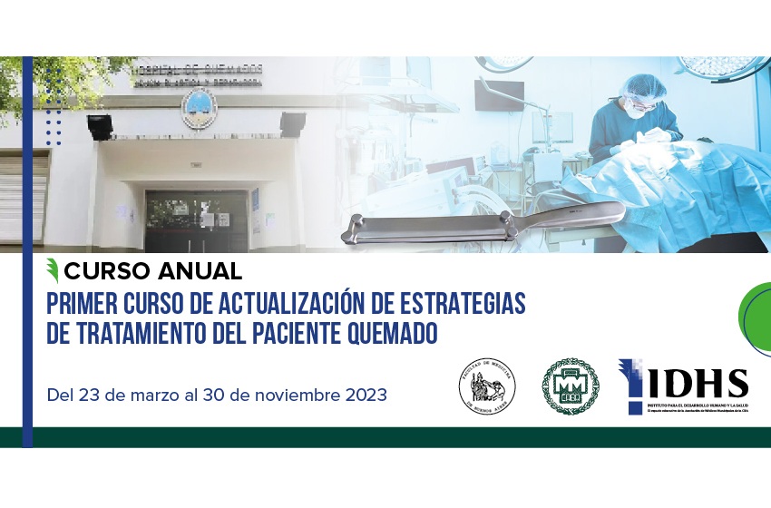  Curso de actualización de estrategias de tratamiento de pacientes quemados