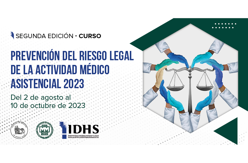  Curso de prevención del riesgo legal en la actividad medico asistencial 2023