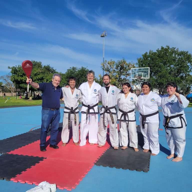 Exhibición de taekwondo