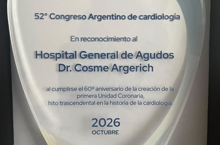  Reconocimiento al Hospital Argerich
